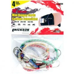 Erickson 4 Pk. Mini Bungee Cords 5 Erickson 4 Pk. Mini Bungee Cords -Farm & Ranch Sales Store 0018581 2