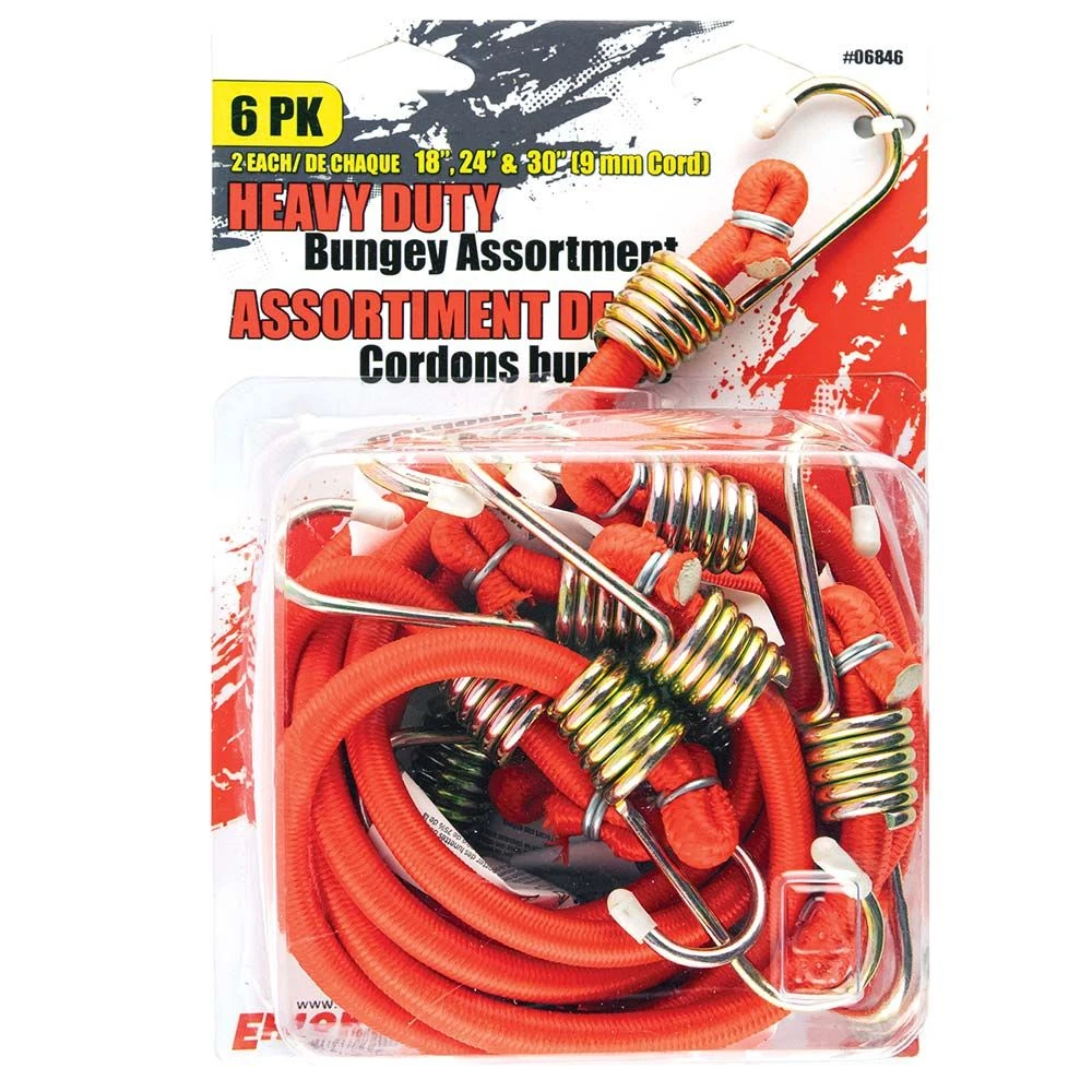 Erickson 6 Pk. Industrial Bungee Cord 4 Erickson 6 Pk. Industrial Bungee Cord - Image 2
