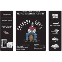 Grandpa Gus's Mouse Repellent Pouches - 4 Pack -Farm & Ranch Sales Store 0027623 2