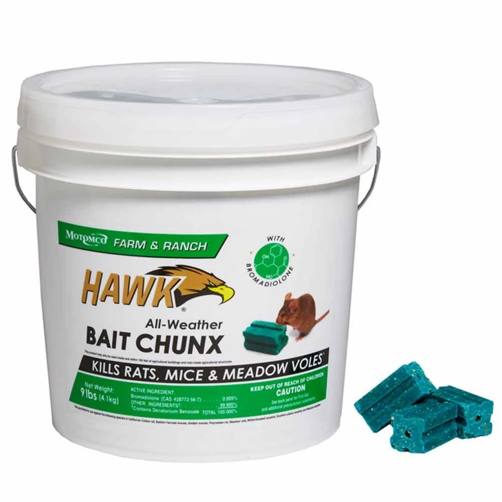 Motomco All-Weather Bait Chunx 9 Lb. 3 Motomco All-Weather Bait Chunx 9 Lb.