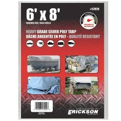 Erickson Heavy Duty Silver Poly Tarp