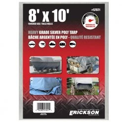 Erickson Heavy Duty Silver Poly Tarp -Farm & Ranch Sales Store 1010969new