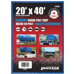 Erickson All Purpose Blue Economy Grade Tarp -Farm & Ranch Sales Store 1014338new