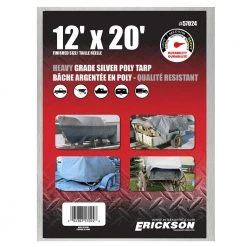 Erickson Heavy Duty Silver Poly Tarp -Farm & Ranch Sales Store 1066353new 1