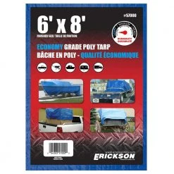 Erickson All Purpose Blue Economy Grade Tarp -Farm & Ranch Sales Store 5380021