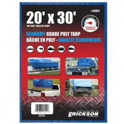 Erickson All Purpose Blue Economy Grade Tarp -Farm & Ranch Sales Store 5380233new