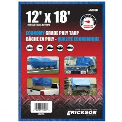 Erickson All Purpose Blue Economy Grade Tarp -Farm & Ranch Sales Store 7303079new