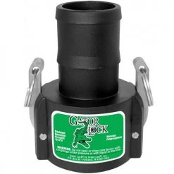 Gator Lock Female Coupler W/ Hose Shank