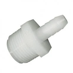 Green Leaf Straight Hose Adapter 1/2 In. MPT X Barb
