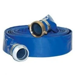 Hose Coupled Blue Pvc Discharge 2 X 25 Ft
